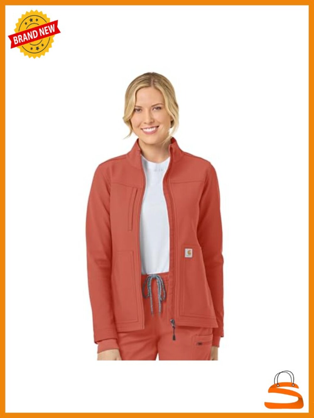 Carhartt Rugged Flex Bonded Fleece Scrub Jacket Women's Medical Workwear